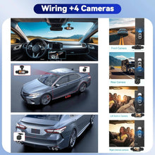 Load image into Gallery viewer, 360° Front and Rear Dash Cam HD 1080P Car Camera