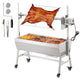 52" Electric BBQ Rotisserie Grill Kit Stainless Steel, 132lb Capacity for Pig & Lamb
