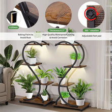 Load image into Gallery viewer, Indoor Plant Stands for Multiple Plants with Lights
