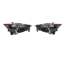 Load image into Gallery viewer, 2017 to 2021 Mazda CX 5 LED Headlights Black Trim Housing, Left Driver & Right Passenger Side Pair Set, Direct OEM Fit (Without AFS)