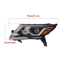 Load image into Gallery viewer, 2017 to 2020 Nissan Pathfinder Halogen Headlights, Factory Style Clear Lens Assembly, Left Driver & Right Passenger Side Pair, Direct OEM Fit