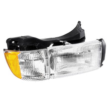 Load image into Gallery viewer, 1994-2002 Dodge Ram 1500 2500 3500 Chrome Headlights, Crystal Clear Lens Assembly, Left & Right Side Pair, Direct OEM Fit