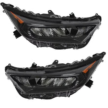 Load image into Gallery viewer, 2019-2022 Toyota RAV4 LE XLE LED Headlights, Chrome & Black Housing Assembly, Left & Right Side Pair, Direct OEM Fit