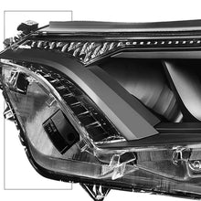 Load image into Gallery viewer, 2016-2018 Toyota RAV4 Black Headlights, Amber Corner Lens Assembly, Left & Right Side Pair, Direct OEM Fit