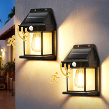 Load image into Gallery viewer, LED Solar Wall Lights Outdoor Garden Lamp