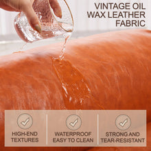 Load image into Gallery viewer, Vintage Leather Accent Chair Lounge Armchair with Wooden Frame for Living Room