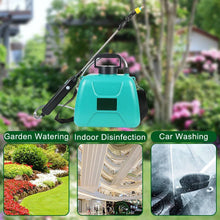 Load image into Gallery viewer, Rechargeable Electric Garden Sprayer 5L, Battery Powered Plant Sprayer with 3 Nozzles