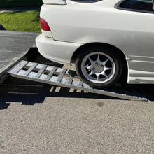 Load image into Gallery viewer, 72" X 15" Aluminum Hook Ramps ,8500 lbs Car Trailer