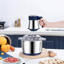 Load image into Gallery viewer, 500W Food Processors Electric Food Chopper Meat Grinder & Vegetable Chopper 5L