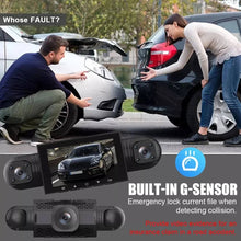 Load image into Gallery viewer, 360° Front and Rear Dash Cam HD 1080P Car Camera