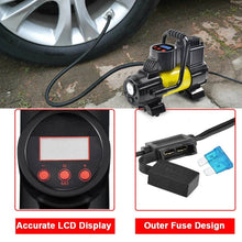 Load image into Gallery viewer, Heavy Duty Portable Tire Air Compressor for Car