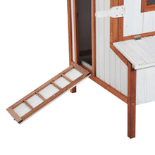 Load image into Gallery viewer, Wooden Chicken Coop With Nesting Box - Hen House Outdoor, Large, Roof, Door