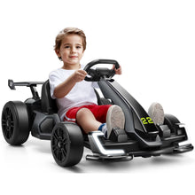 Load image into Gallery viewer, Electric Go Kart For Kids Up To 8.5 Mph With Adjustable Seat