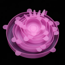 Load image into Gallery viewer, Silicone Cover Stretch Lids