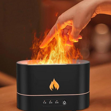 Load image into Gallery viewer, Relaxing 3D RGB Color Changing Tabletop Flame Humidifier