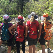 Load image into Gallery viewer, Women's UV Protection Ponytail Wide Brim Sun Shade Beach Hat