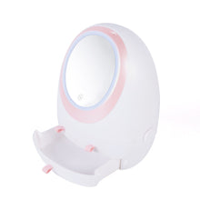 Load image into Gallery viewer, Portable Vanity LED Mirror Cosmetic Makeup Serum Organizer Caddy