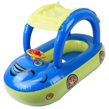 Load image into Gallery viewer, Inflatable Baby Summer Water Beach Pool Float With Canopy