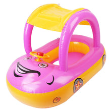 Load image into Gallery viewer, Inflatable Baby Summer Water Beach Pool Float With Canopy