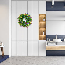 Load image into Gallery viewer, Colorful Front Door Spring Summer Faux Flower Floral Wreath