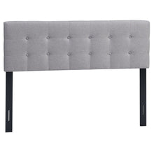 Load image into Gallery viewer, Full Queen Sized Modern Tufted Fabric Covered Head Board