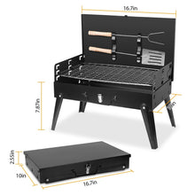 Load image into Gallery viewer, Portable Outdoor Camping Small Tabletop Traveller Charcoal BBQ Grill
