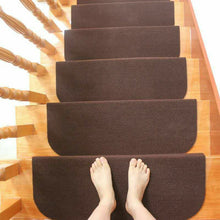 Load image into Gallery viewer, Modern Style Anti Slip Carpeted Indoor Home Stair Grip Treads 13 PCS