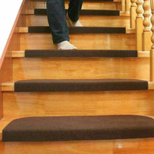 Load image into Gallery viewer, Modern Style Anti Slip Carpeted Indoor Home Stair Grip Treads 13 PCS