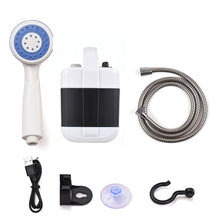 Load image into Gallery viewer, Rechargeable Portable Electric Outdoor Camping Shower Head And Pump