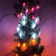 Load image into Gallery viewer, Festive Spider Pumpkin Ghost Halloween String Lights Decor