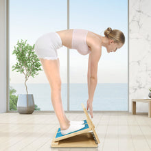 Load image into Gallery viewer, Adjustable Wooden Calf Stretcher Exercise Trainer Slant Board
