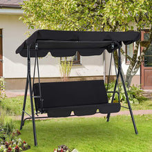 Load image into Gallery viewer, 3-Seat Patio Swing Canopy