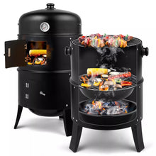 Load image into Gallery viewer, Charcoal Smoker BBQ Grill