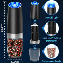 Load image into Gallery viewer, Electric Salt And Pepper Grinder 2 Pack