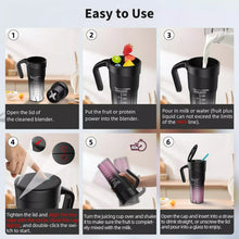 Load image into Gallery viewer, Portable Blender For Shakes And Smoothies