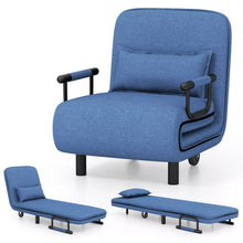 Load image into Gallery viewer, Single Convertible Sofa Bed
