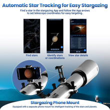 Load image into Gallery viewer, Professional Telescope 210X W/ Star Tracking APP for Beginner Adults