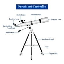 Load image into Gallery viewer, Professional Telescope 210X W/ Star Tracking APP for Beginner Adults