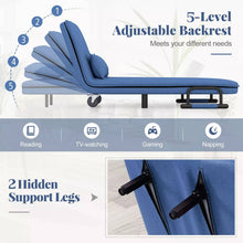 Load image into Gallery viewer, Single Convertible Sofa Bed
