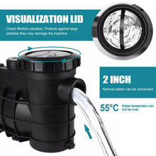 Load image into Gallery viewer, Swimming Pool Pump Above Ground