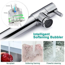 Load image into Gallery viewer, Single Handle Chrome Kitchen Faucet With Pull-Out Spray