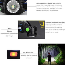 Load image into Gallery viewer, Rechargeable Headlight Flashlight