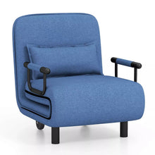 Load image into Gallery viewer, Single Convertible Sofa Bed
