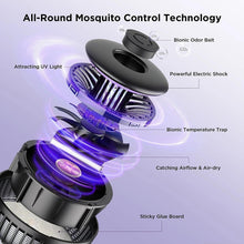 Load image into Gallery viewer, Portable Quiet Electric Mosquito Bug Zapper