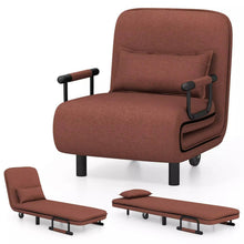 Load image into Gallery viewer, Single Convertible Sofa Bed