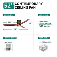 Load image into Gallery viewer, Ceiling Fan Light With Remote Control