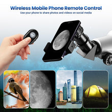 Load image into Gallery viewer, Professional Telescope 210X W/ Star Tracking APP for Beginner Adults