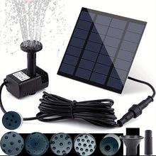 Load image into Gallery viewer, Solar Powered Water Fountain Pump