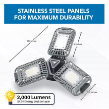Load image into Gallery viewer, 2000 Lumens Multi-Directional Led 3 Panel Ceiling Light