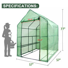 Load image into Gallery viewer, 8 Shelves Walk-In Portable Greenhouse